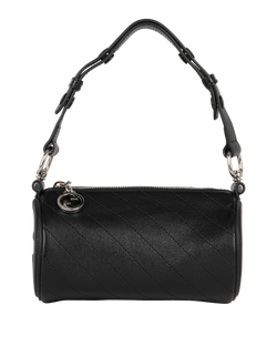 Blondie Mini Barrel Shoulder Bag, Leather, Black, MII, DB, 3*